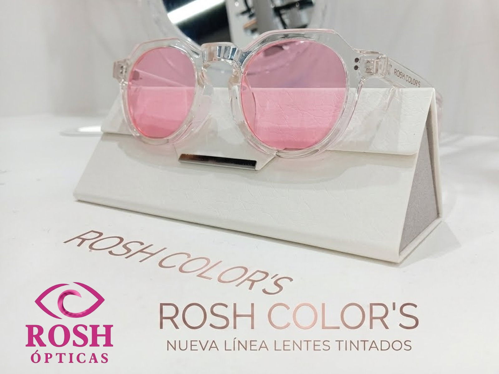Lentes Rosh Color’s con tono rosa